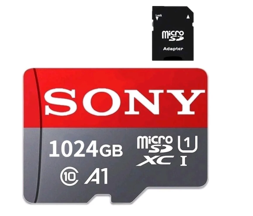 Карта памяти microSDXC 1024 ГБ Class 10 с адаптером