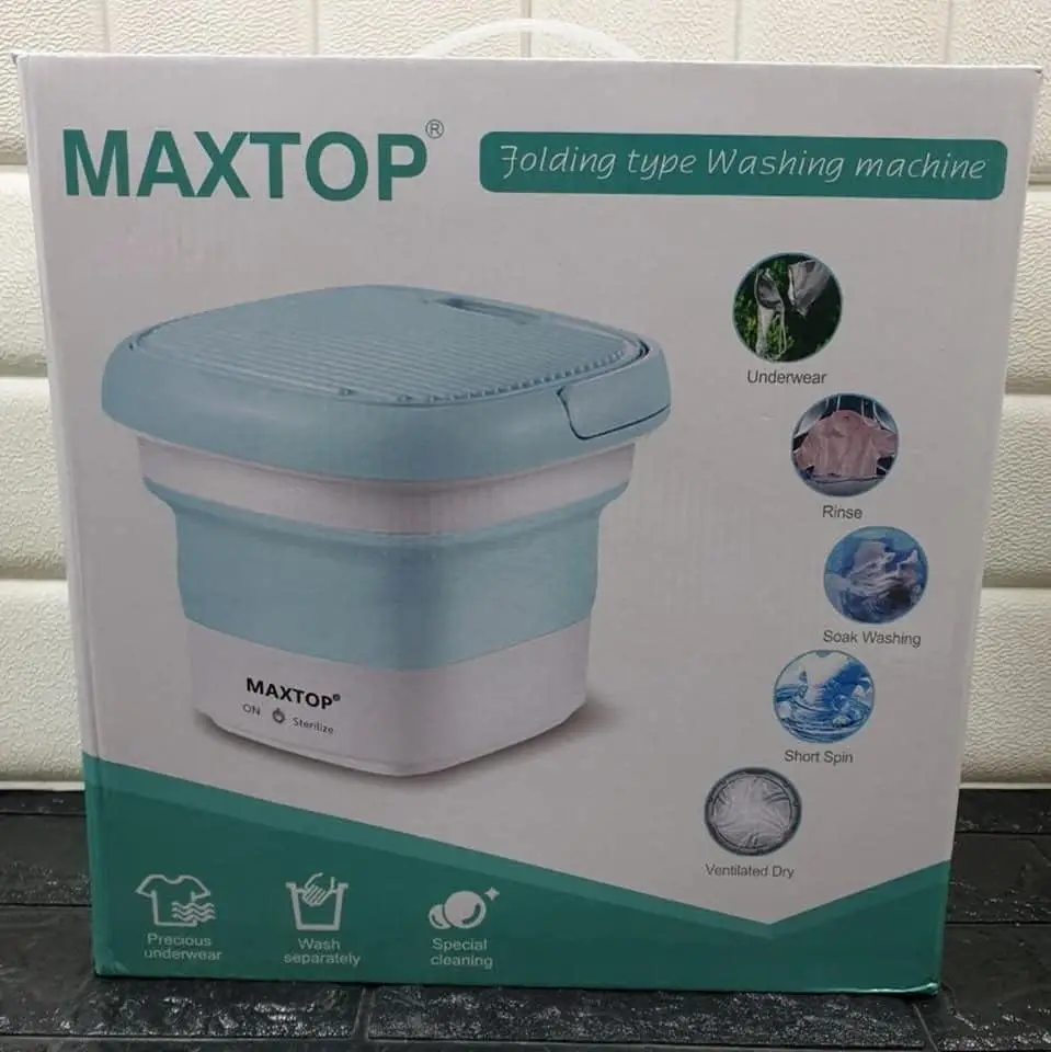Стиральная машина мини ведро складное Maxtop MR-2098 Голубой (29197513) - фото 11 Стиральная машина мини ведро складное Maxtop MR-2098 Голубой (29197513) - фото 11