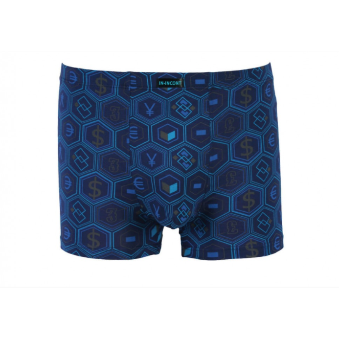 Чоловічі труси INDENA Батал/бамбук 5XL Синій (20328) Чоловічі труси INDENA Батал/бамбук 5XL Синій (20328)