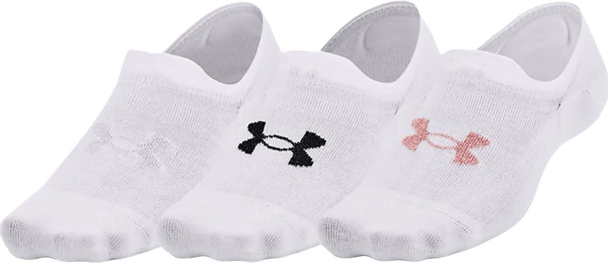 Носки Under Armour ESSENTIAL ULTRALOWTAB 3PK 3 пары L Белый (1351784-102)