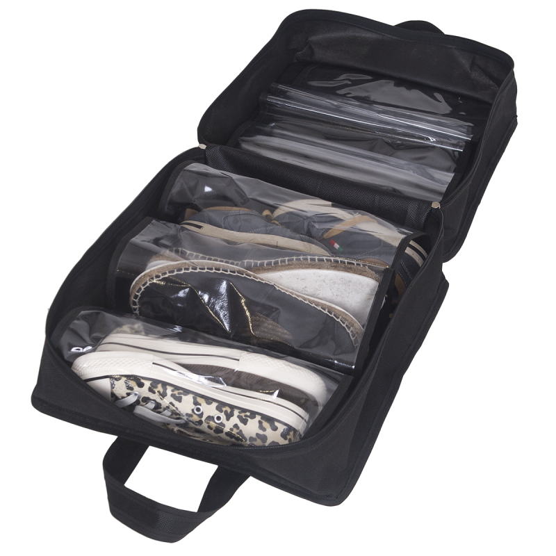 Органайзер для обуви OGR95 текстильный 40х35х18 см Черный