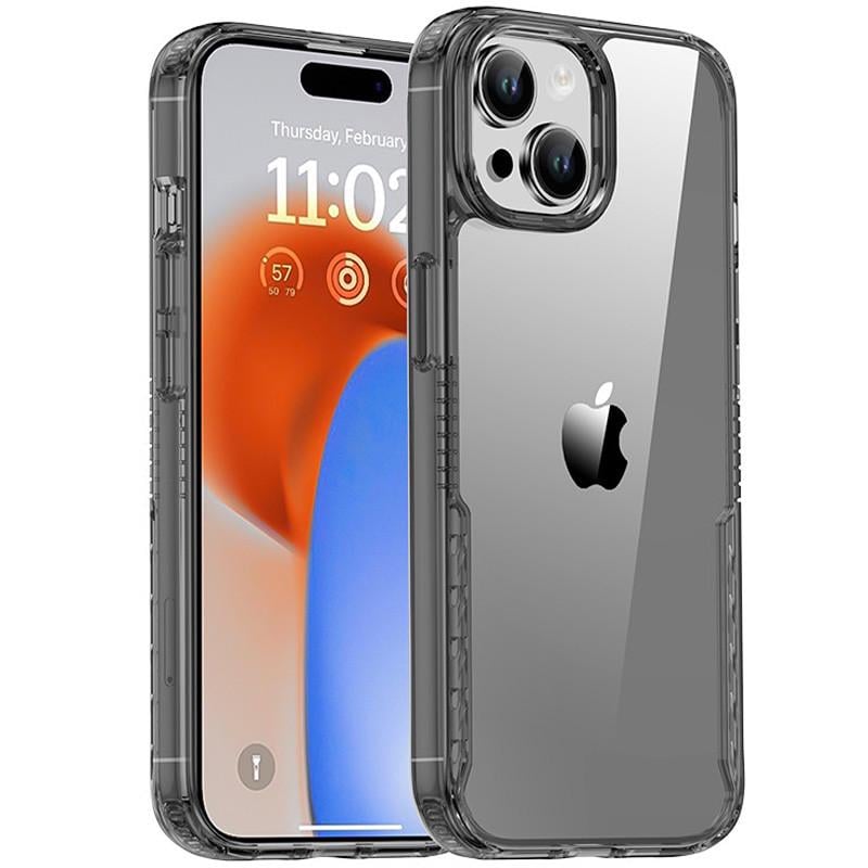 Противоударный чехол TPU+PC Multi-Color для Apple iPhone 14 Black
