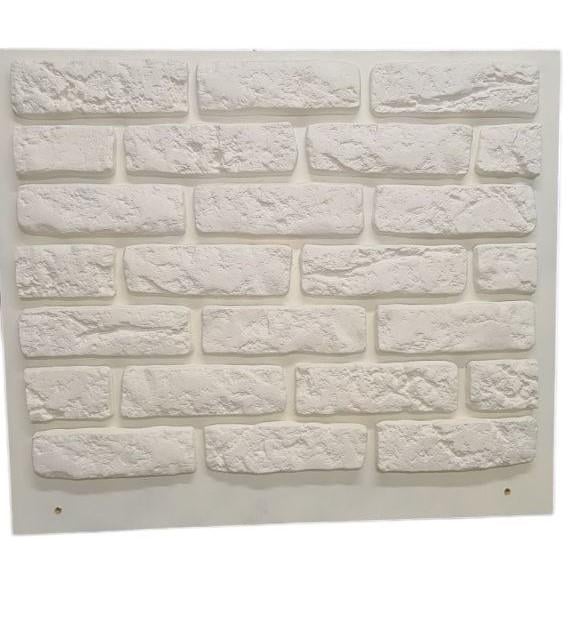 Декоративна плитка гіпсова Лофт Light 215х65х15 мм Білий (30831133)