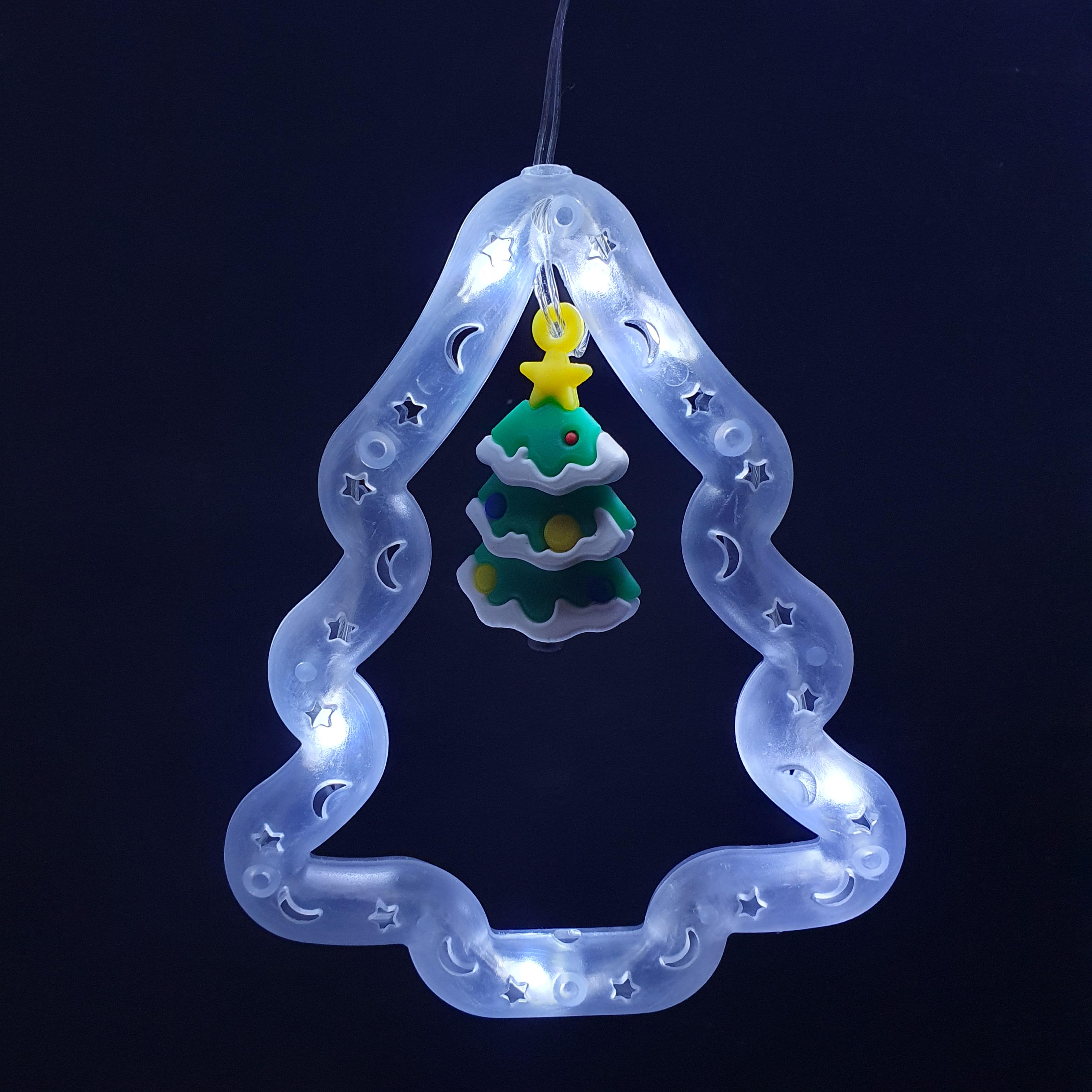 Гірлянда-штора Фігурки в ялинці новорічна світлодіодна 3 м (ML-09513) - фото 7 Гірлянда-штора Фігурки в ялинці новорічна світлодіодна 3 м (ML-09513) - фото 7