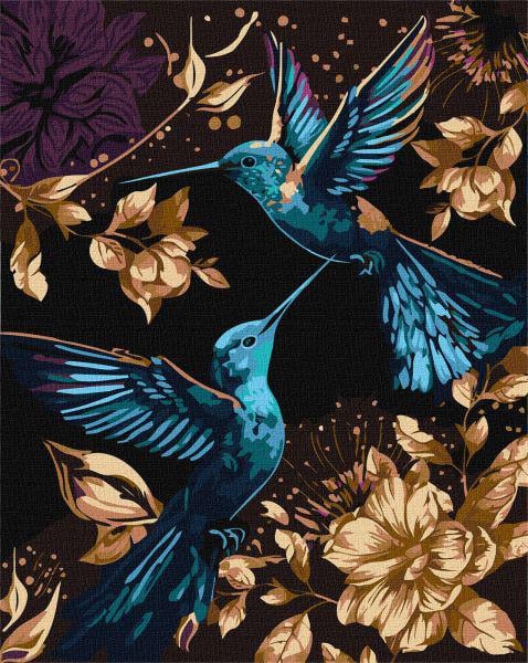 Картина по номерам Идейка Танец в воздухе с красками металлик extra 40x50 см (Id-KHO6592)