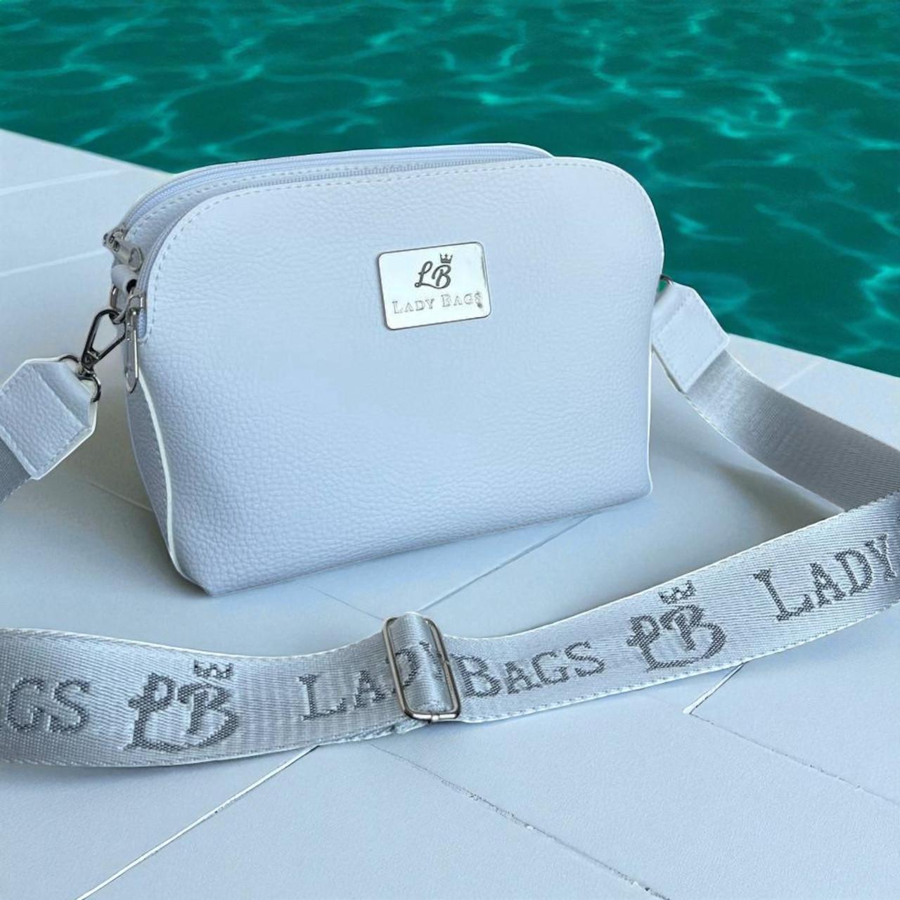 Клатч кросс-боди с широким ремнем Белый (2732414517) Клатч кросс-боди с широким ремнем Белый (2732414517)