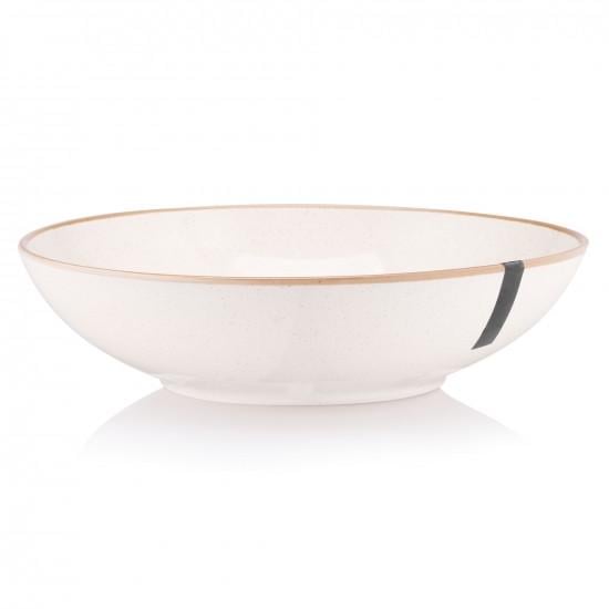 Тарелка суповая Ardesto AR2921AC Apulia 820 мл 20,8 см керамика Кремовый (2383820324)