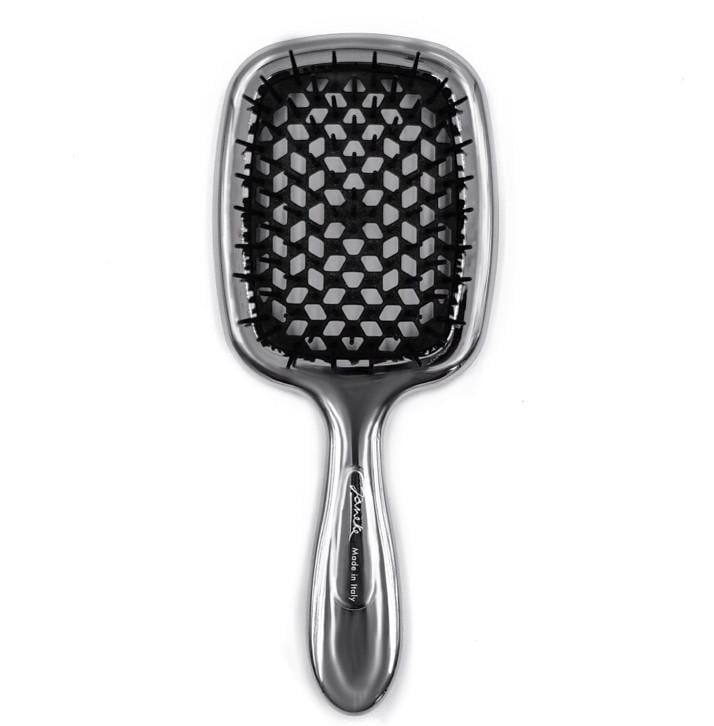 Расческа Janeke Superbrush Silver/Black
