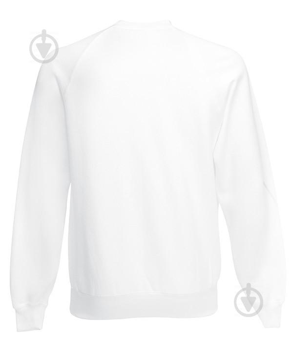 Свитшот Fruit of the Loom Classic raglan sweat S Белый (062216030S) - фото 2