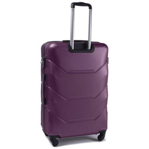 Валіза пластикова Wings 147 середня Фіолетовий - фото 2