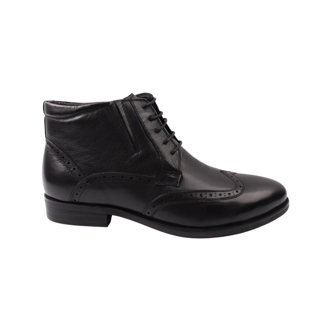 Ботинки мужские Roberto Paulo из кожи р. 44 Черный (617-22ZH) - фото 4