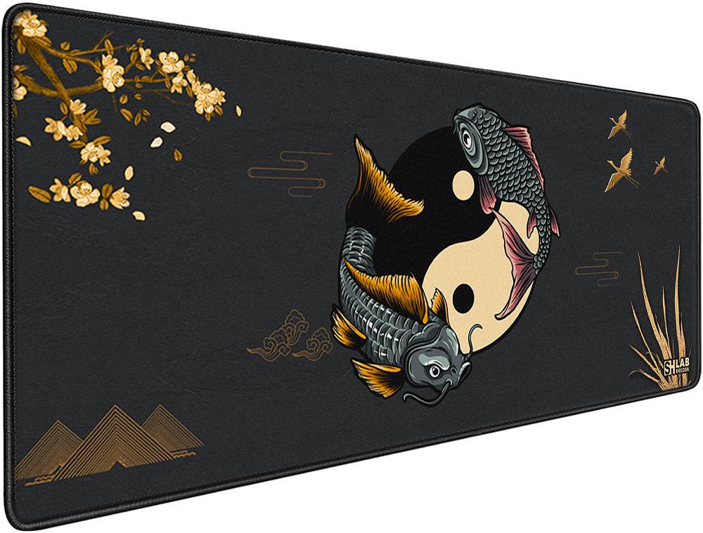 Коврик для мышки SHLab Flowers and Goldfish SHM-581 70х30 см (36611)