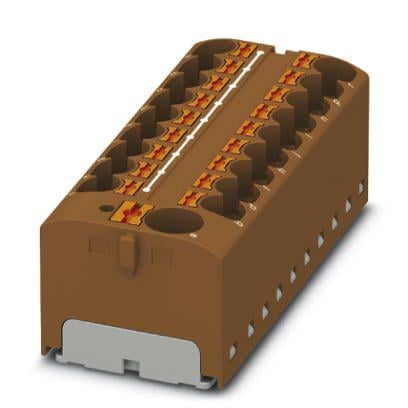 Розподільний блок Phoenix Contact PTFIX 10/18X4 BN 450В 32A Push-in Коричневий (3273910)