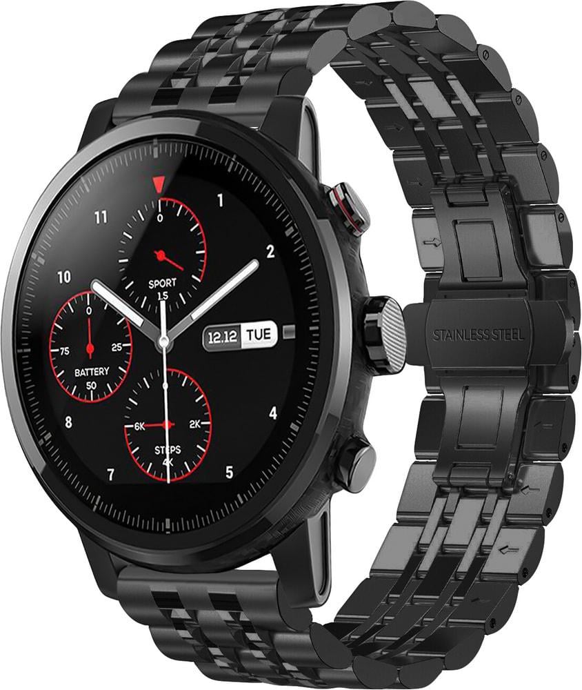 Браслет металлический Spinye для Amazfit Stratos Black (28954-2B)