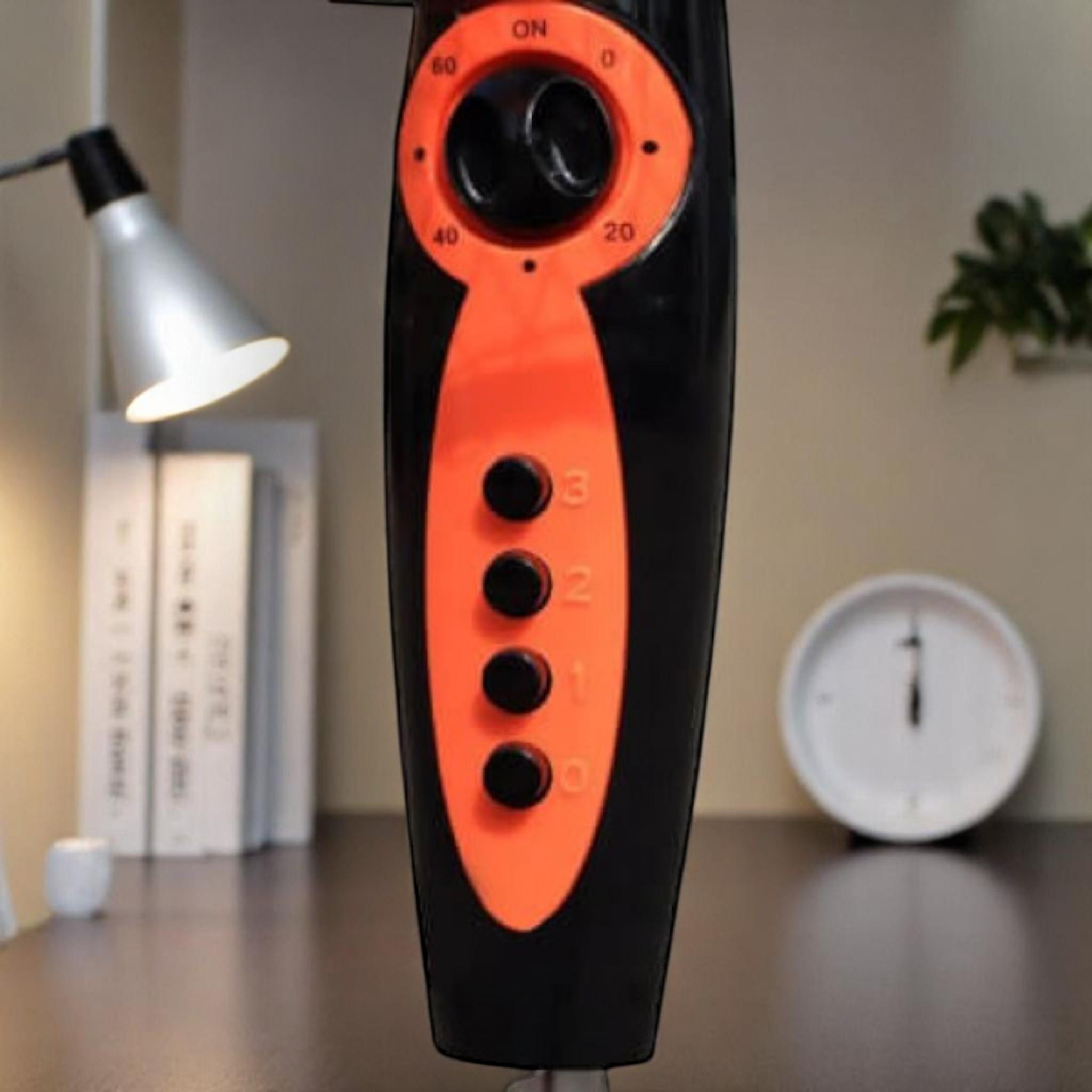 Вентилятор підлоговий Domotec MS-1620 40 Вт 3 швидкості Black/Orange (V_MS1620Black/Orange ) - фото 3 Вентилятор підлоговий Domotec MS-1620 40 Вт 3 швидкості Black/Orange (V_MS1620Black/Orange ) - фото 3