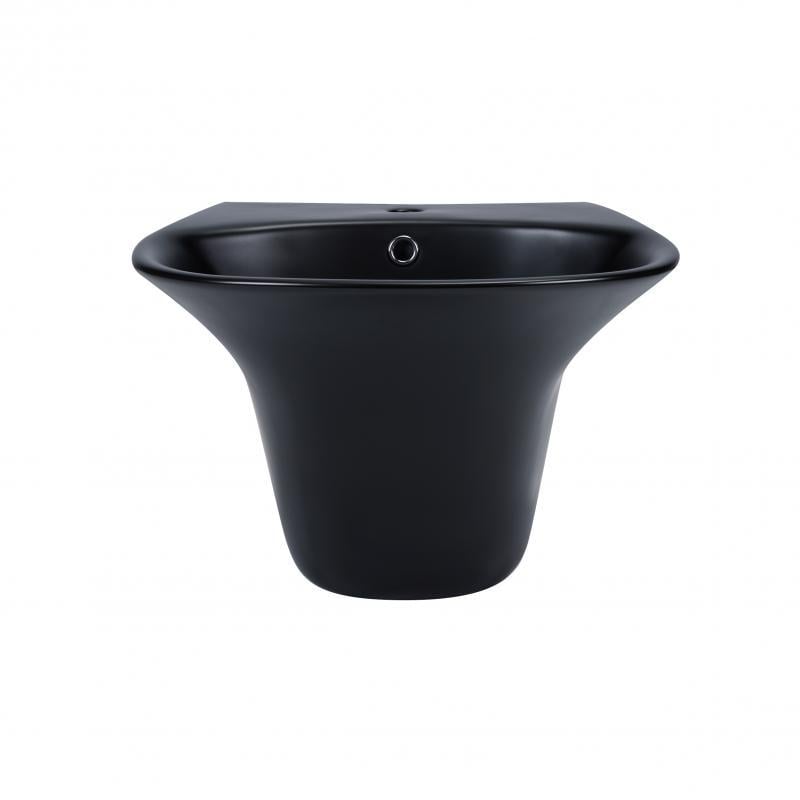 Раковина підвісна моноблок Qtap Virgo QT1811037GMB MATT BLACK