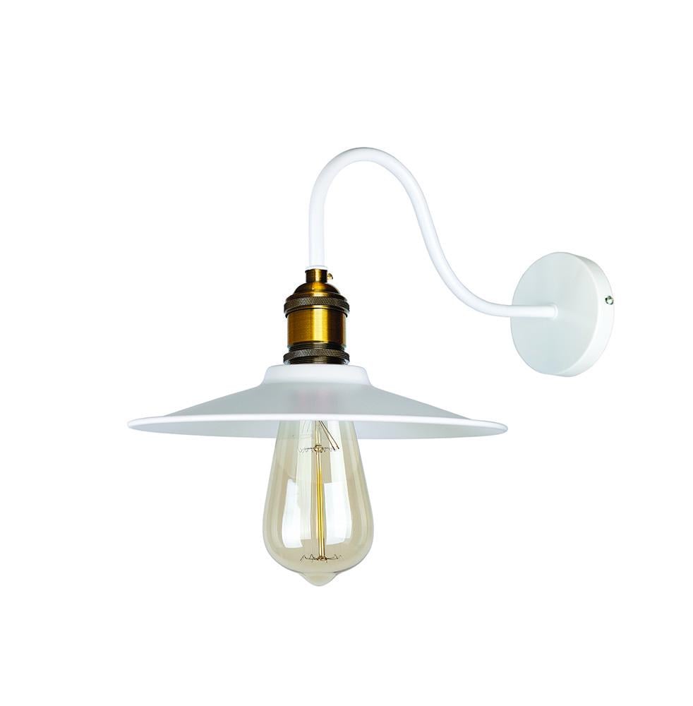 Бра Levistella 752W837F3-1 WH с металлическим плафоном Белый/Бронзовый (1904028001)