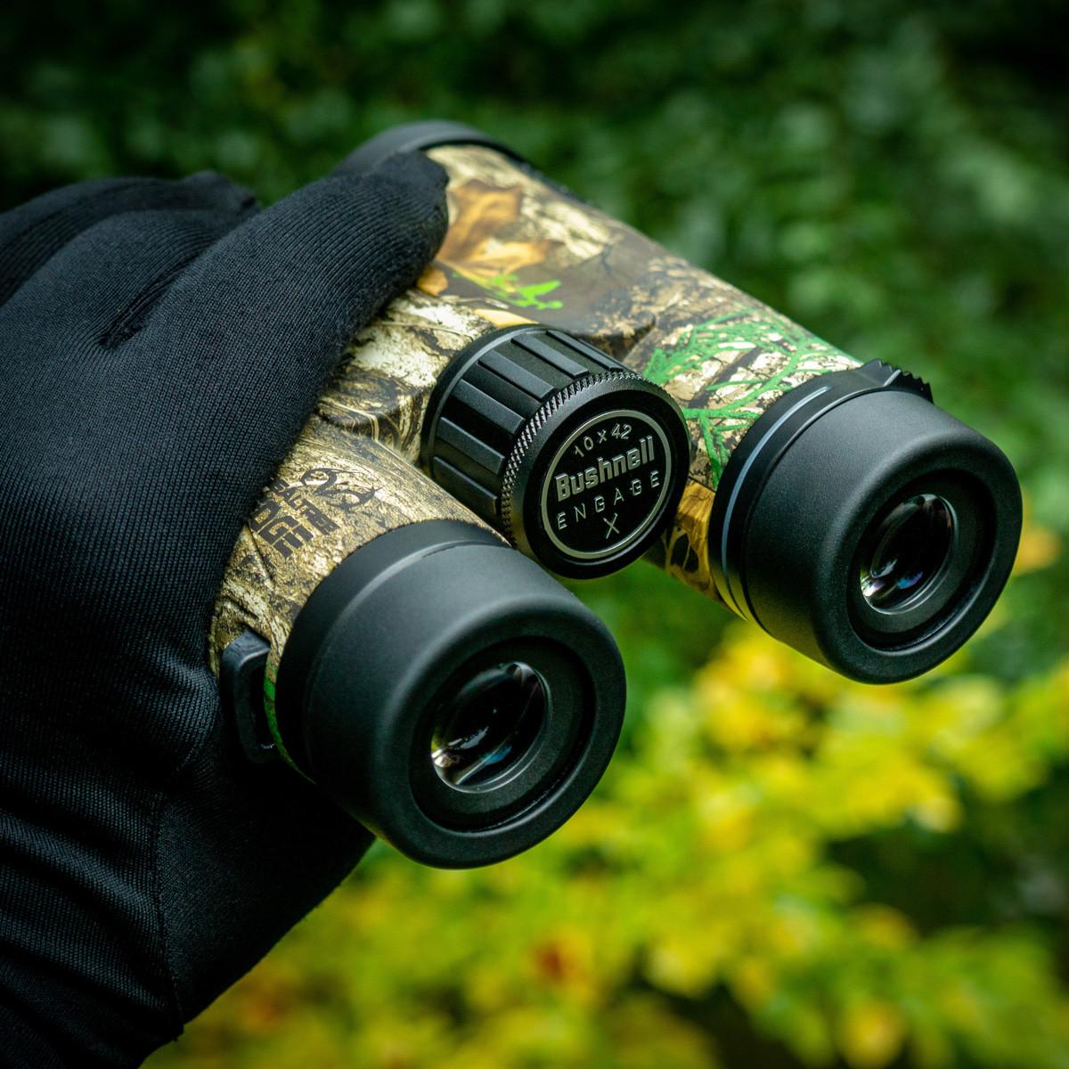 Бінокль військовий Bushnell Engage X 10x42 Realtree Edge Bone Collector (BENX1042) - фото 4