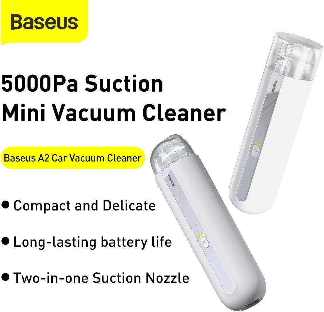 Автопылесос BASEUS A2 Car Vacuum Cleaner White (CRXCQA2) - фото 3