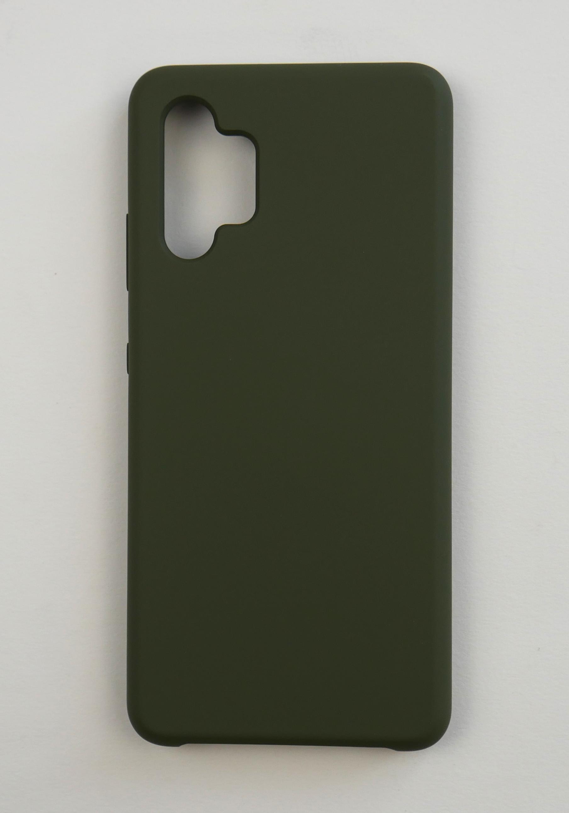 Чехол Jelly Silicone Case Samsung A32 4G Dark Olive (41)