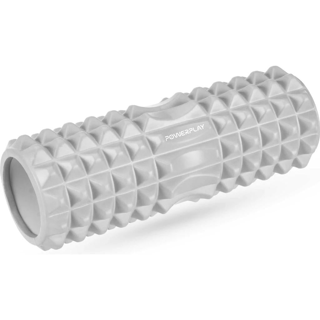 Ролик масажний PowerPlay 4405 EVA Massage Roller 33x12 см Сірий (PP 4405 Grey)