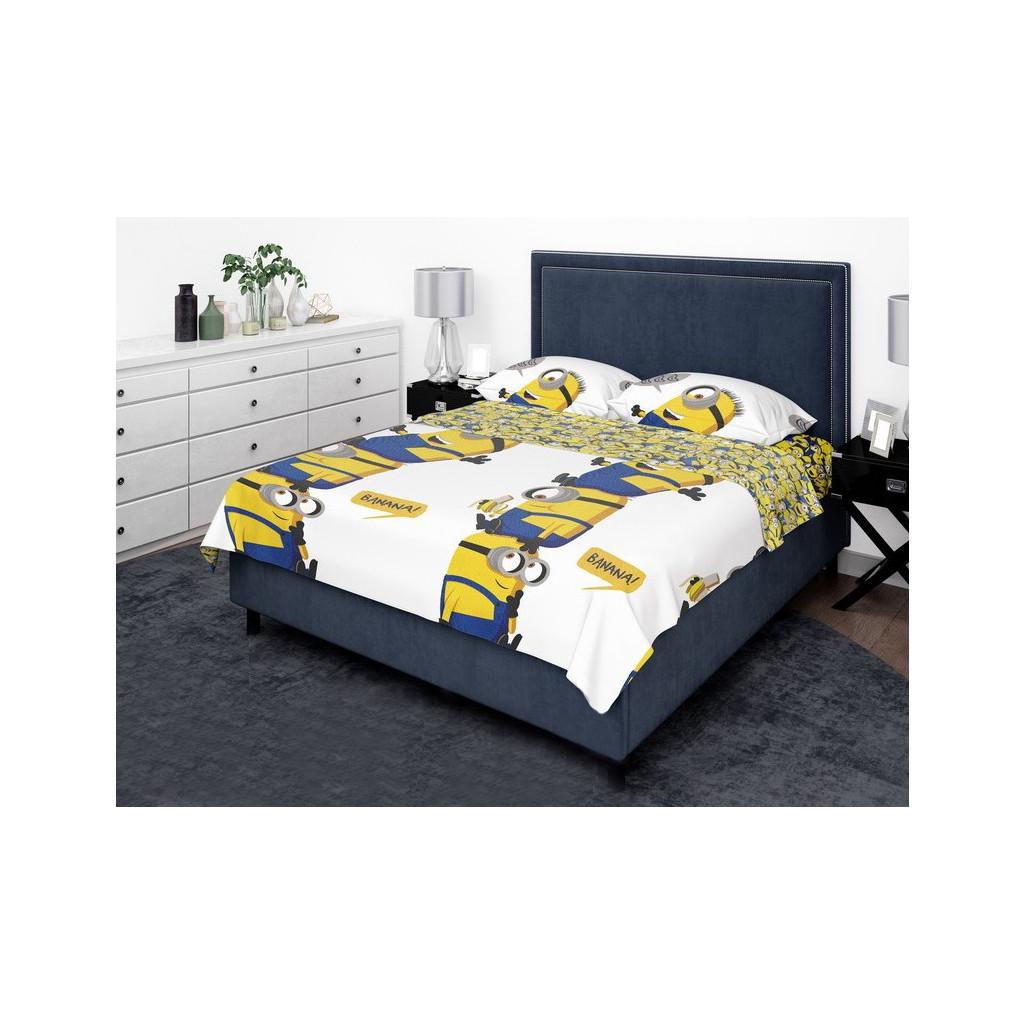 Комплект постельного белья MirSon Бязь 17-0506 Minions евро (2200003621587)