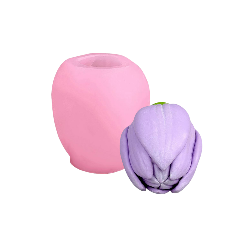 Молд силіконовий Тюльпан для полуниці Extra Soft (12781)