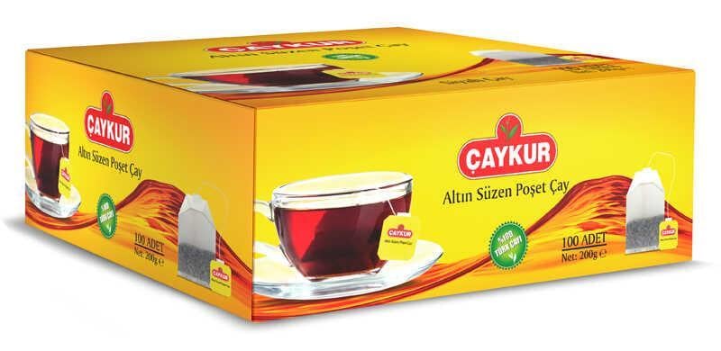 Чай турецький чорний CAYKUR Altın 100 пакетів 200 г (001044)