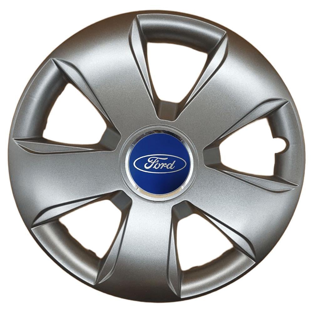 Колпаки SJS 102 с логотипом Ford 4 шт. R13 Серебряный (2789080494)