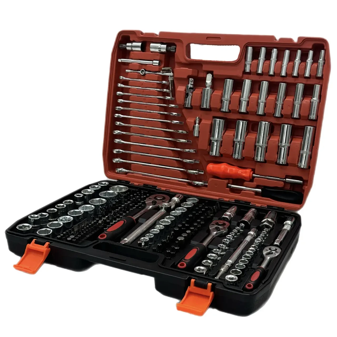 Набір торцевих головок/тріскачок/подовжувачів NEW TOOL 216 ел. (NTSS216) - фото 7