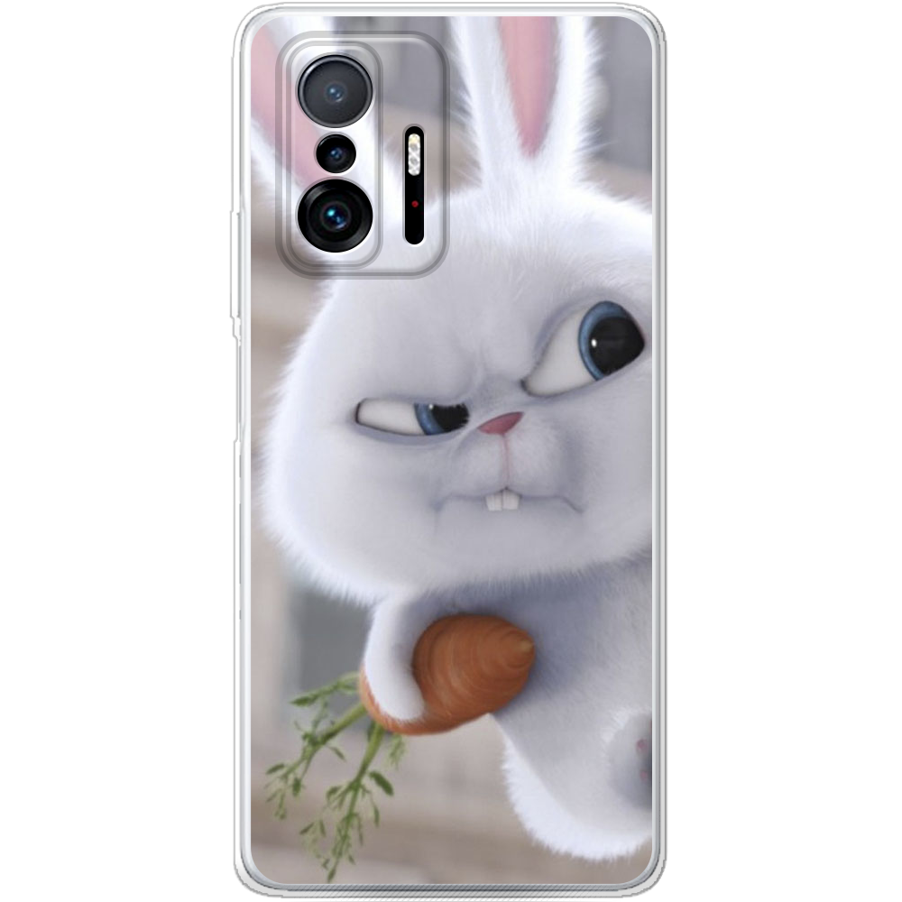Чехол BoxFace Xiaomi 11T / 11T Pro Rabbit Snowball Прозрачный силикон (43423-up1116-43423)