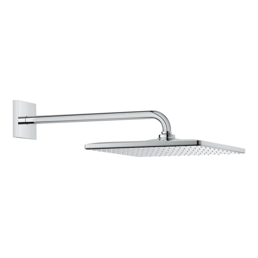 Верхний душ с настенным кронштейном Grohe Rainshower Mono Chrome (26563000)