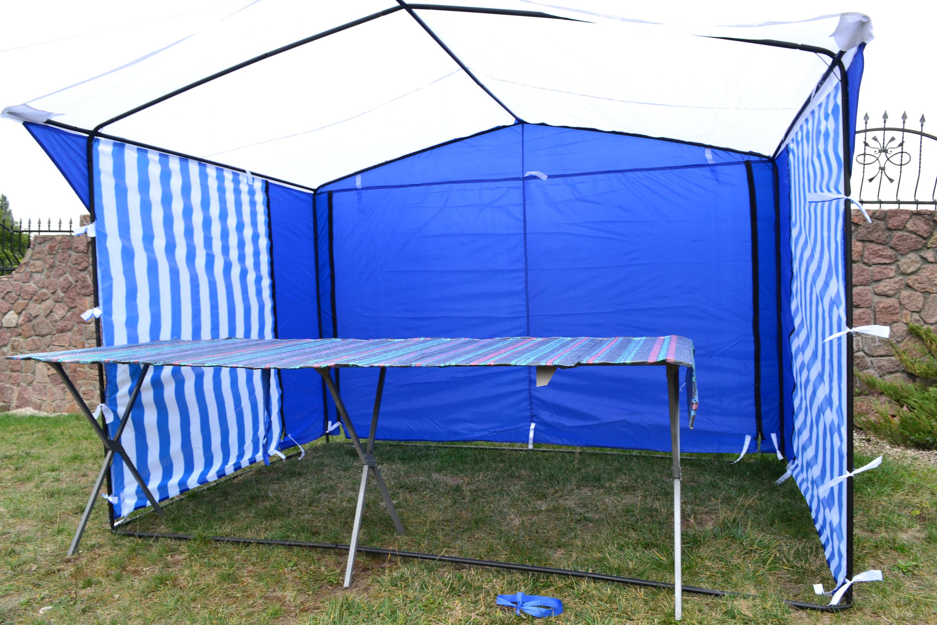 Палатка торговая оксфорд 150д 3х2 м Синий (24605300) - фото 3 Палатка торговая оксфорд 150д 3х2 м Синий (24605300) - фото 3