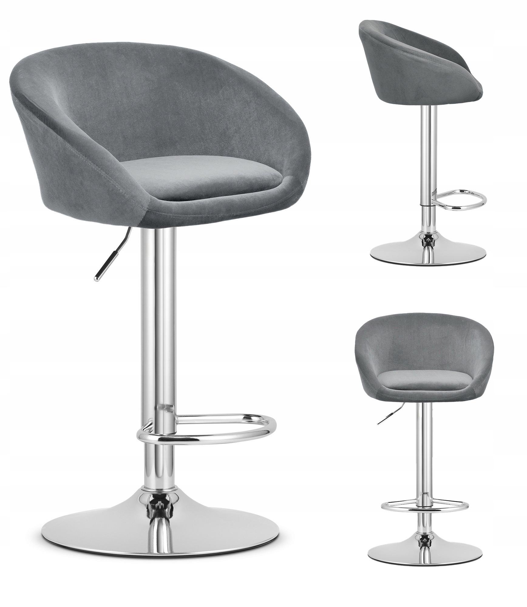 Стілець барний хокер Homart Varo Сірий (9897) - фото 2 Стілець барний хокер Homart Varo Сірий (9897) - фото 2