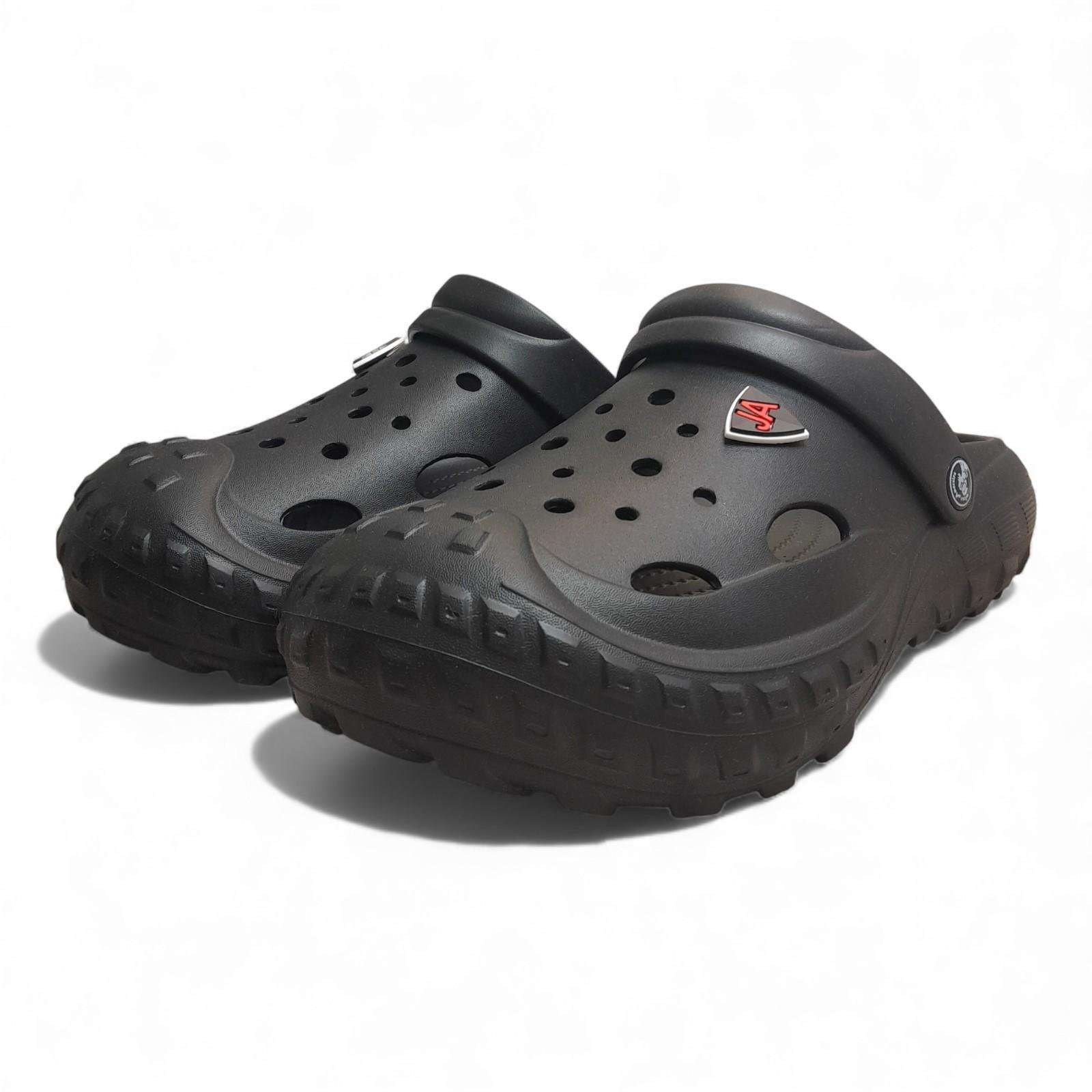 Сабо мужские Jose Amorales с массивной рельефной подошвой р. 46 29-29,5 см Черный (2834089142)