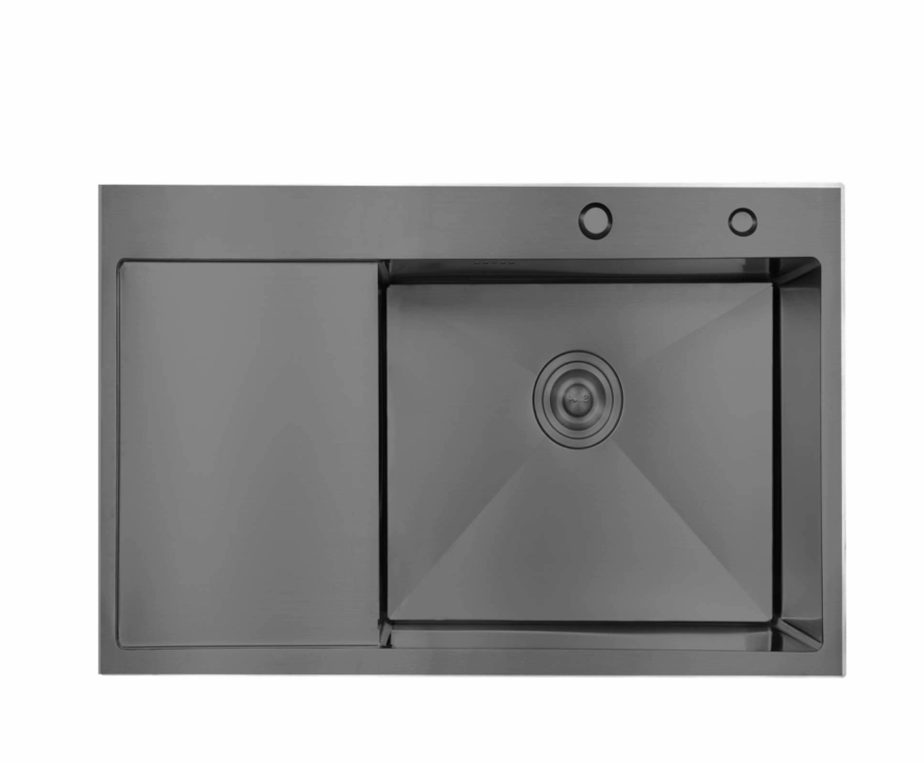 Мийка для кухні Lidz H6350BL PVD чаша справа/вбудована 3,0/1,0 мм Black (SD00051713)