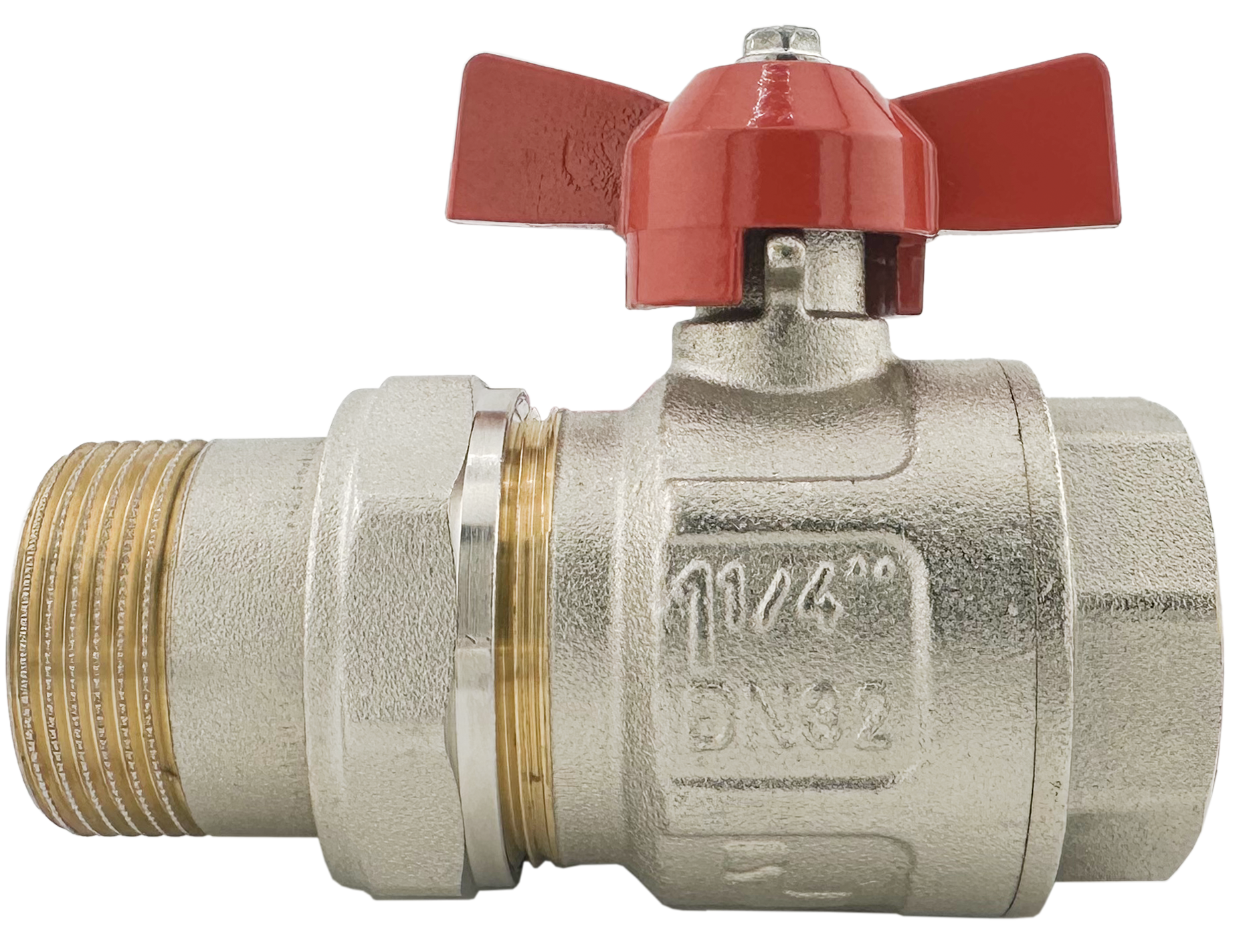 Кран шаровой ITAP IDEAL 098 ЧМ с американкой 1 1/4" ВЗ (0980114)