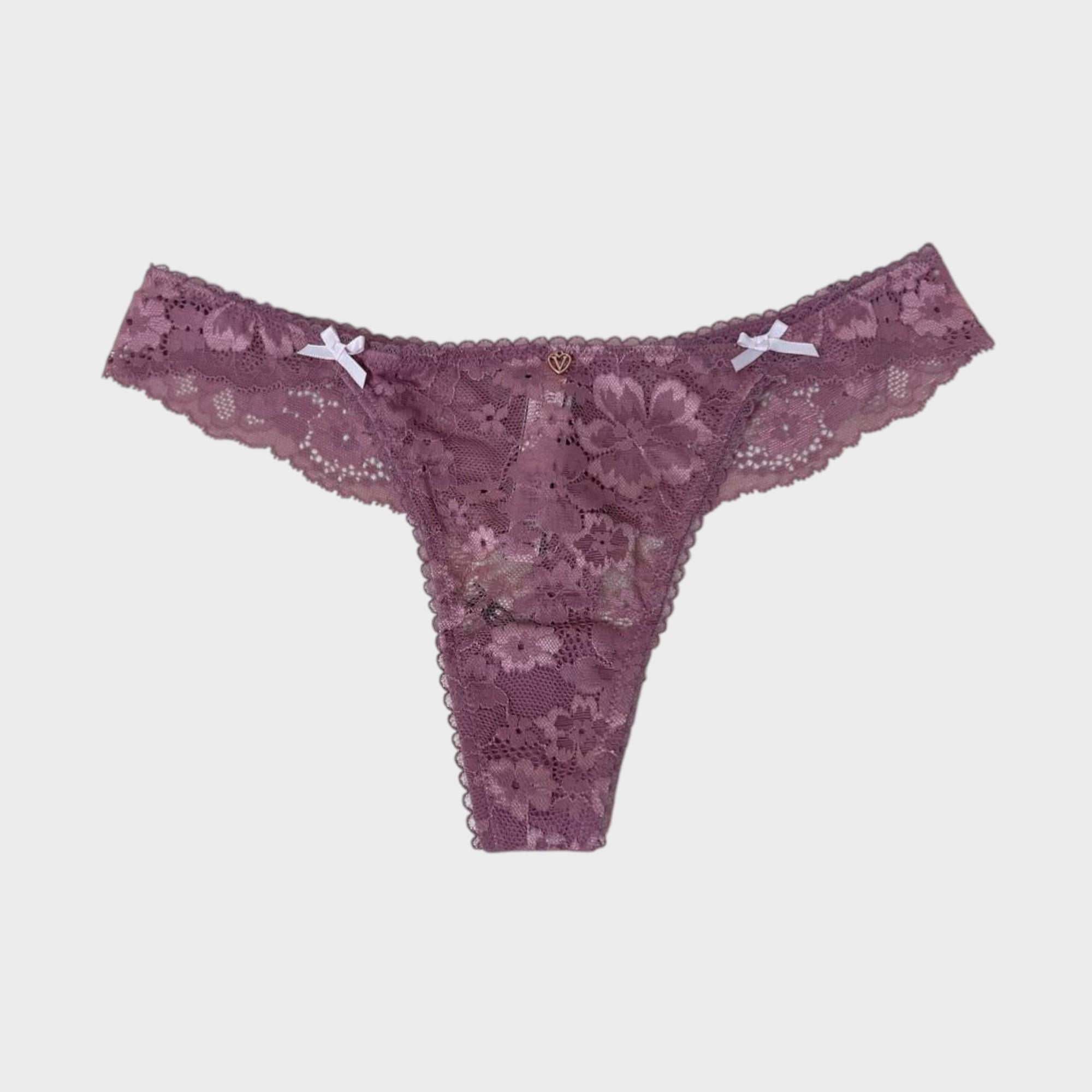 Трусики стринги Victoria's Secret Dream Angels Thong Panty M Розовый (26423701)