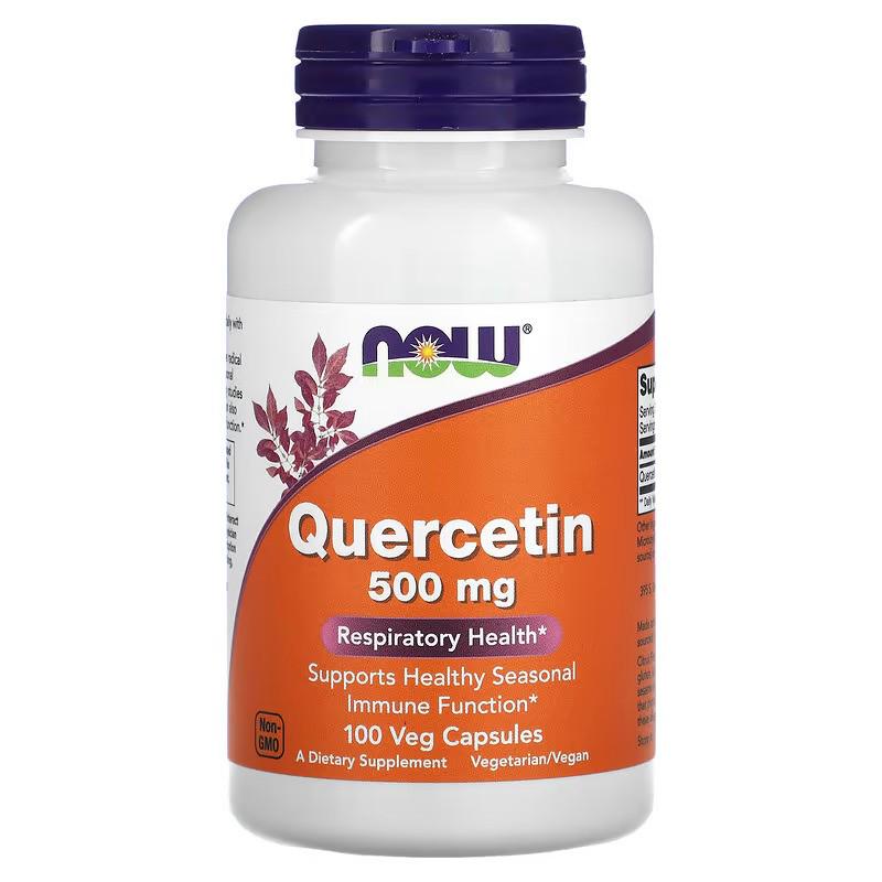 Кверцетин NOW Quercetin 500 mg 100 Veg capsules (НФ-00001932)