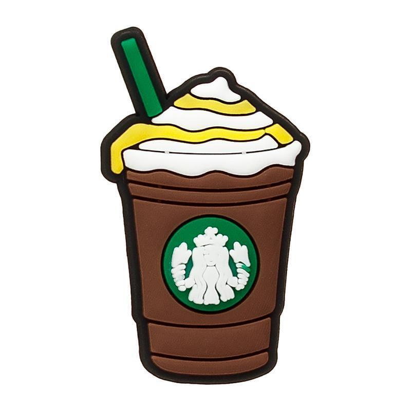 Джибитс для кроксов SB004 Серия Starbucks кофе-4 1 шт. (2236673674)