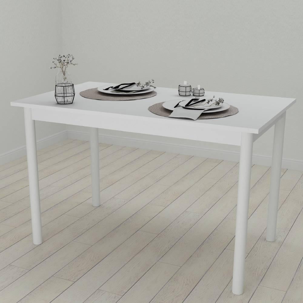 Стол кухонный Ferrum-decor Бенита 75x120x60 см 16 мм ДСП Белый (FRD-106266)