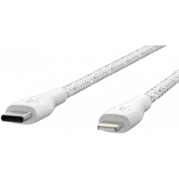 Кабель Belkin DuraTek Plus USB-C-Lightning 1,2 м White (F8J243BT04-WHT) - фото 3