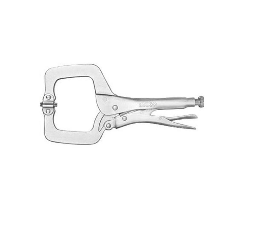 Кліщі затискні С-подібні з фіксатором INGCO HCCLW0211