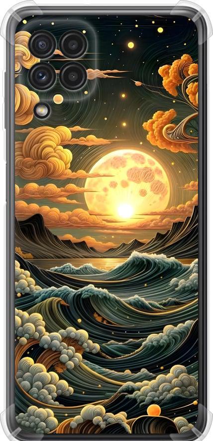 Чехол на Samsung Galaxy M22 M225F Арт волны (6332sp-2551-42517)
