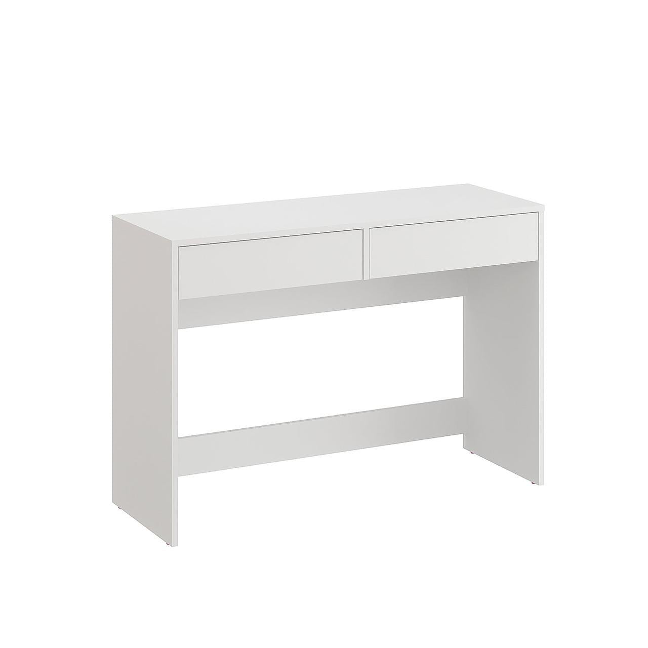 Письменный стол KOMTO NOVA 2 ящика 110x40 см Белый (p-186-1826)