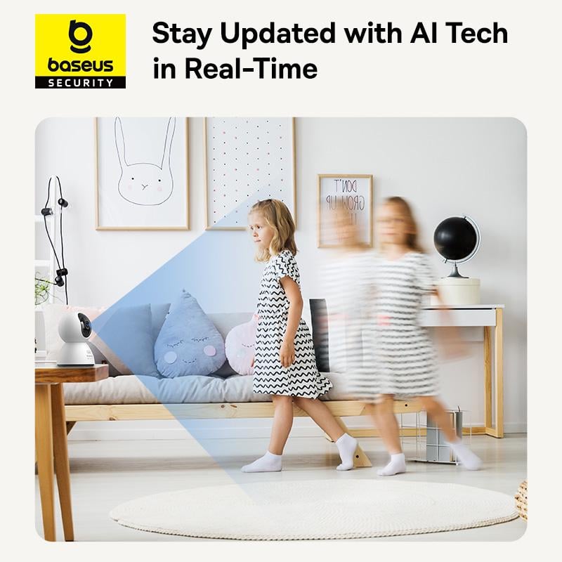 IP-камера видеонаблюдения BASEUS Security P1 Indoor Camera 3K White EU (S0TV012132) - фото 13 IP-камера видеонаблюдения BASEUS Security P1 Indoor Camera 3K White EU (S0TV012132) - фото 13