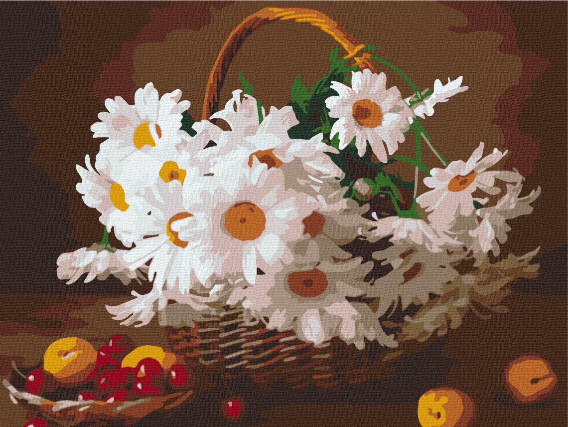 Картина по номерам Brushme Дикие ромашки 30x40 см (RBS29376) Картина по номерам Brushme Дикие ромашки 30x40 см (RBS29376)