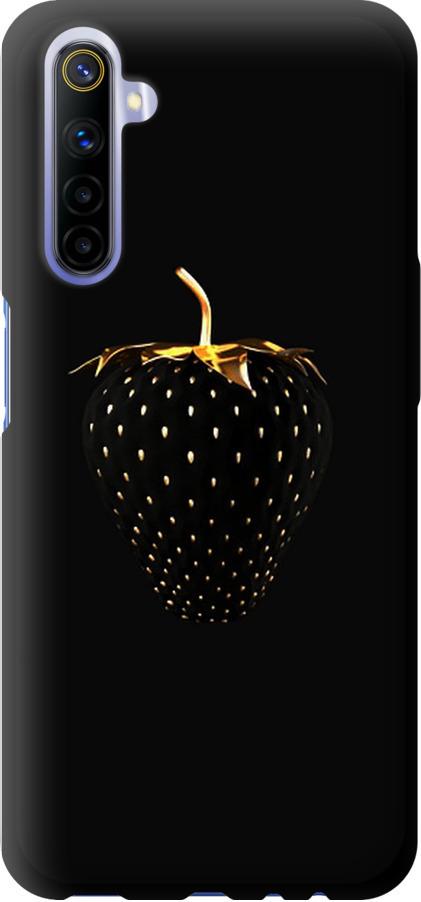 Чехол на Realme 6 Черная клубника (3585b-1913-42517)