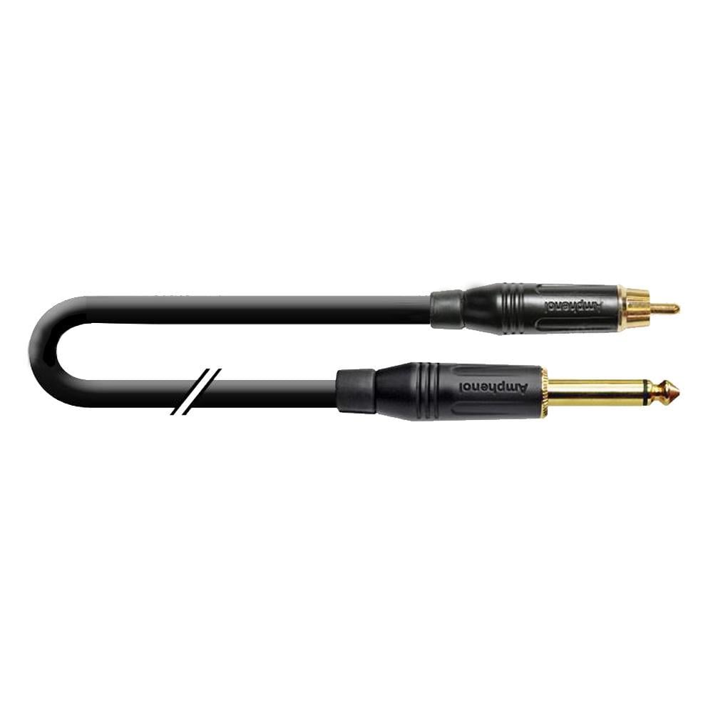 Аудиокабель переходящий Basic RCA-Jack 6,3 mono (1K-AIC1-00.5)