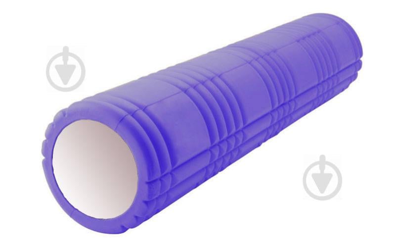 Роллер для занятий йогой и пилатесом planeta-sport Grid 3D Roller l-61см FI-4941 Фиолетовый